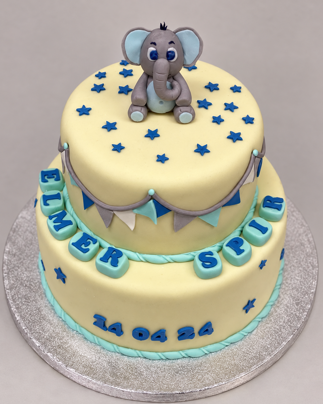 Farverig elefant - temakage